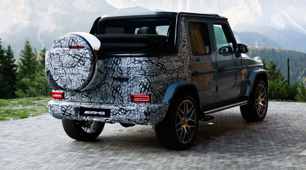 梅赛德斯-AMG G63敞篷版 【WPT扑克】梅赛德斯-AMG G63敞篷版谍照曝光 经典越野车回归
