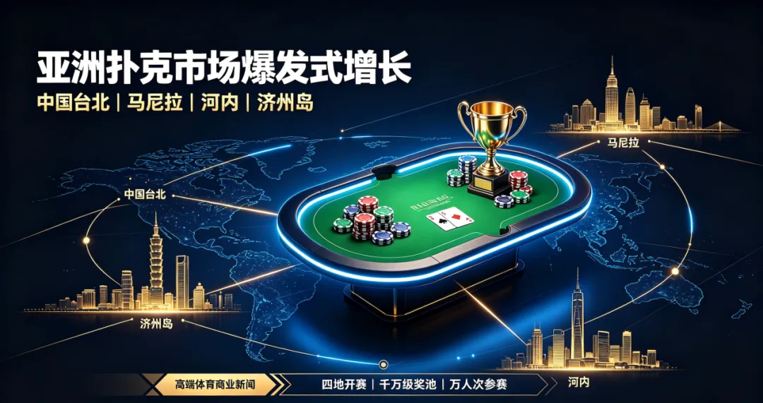 【WPT扑克】亚洲扑克市场持续火爆,四站赛事同时开赛热潮再起