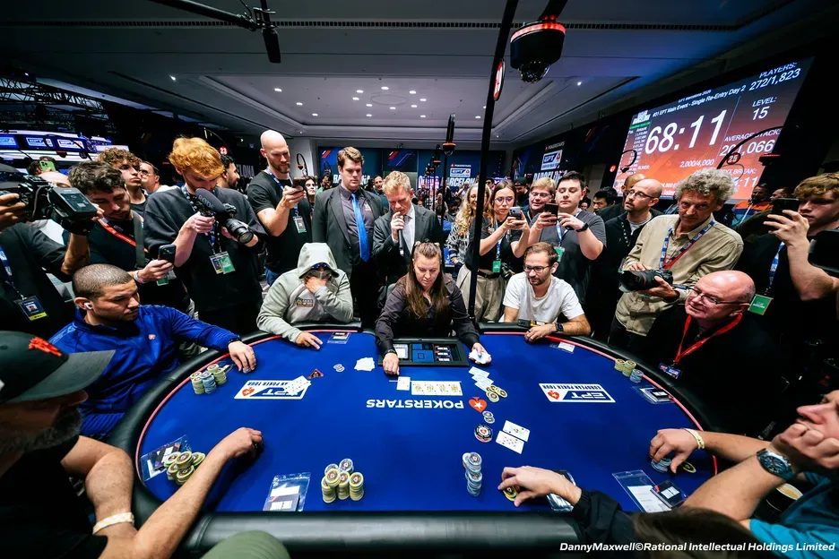【WPT扑克】郑晓生码量96bb冲击EPT冠军,章聪雅9bb擦线晋级