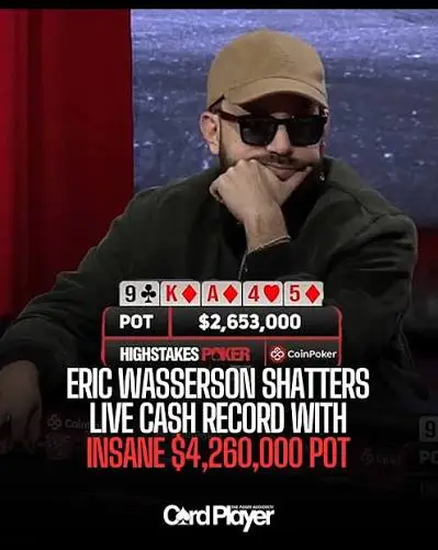 【WPT扑克】4天狂赚330万美金!扑克直播常规桌最大赢家换人