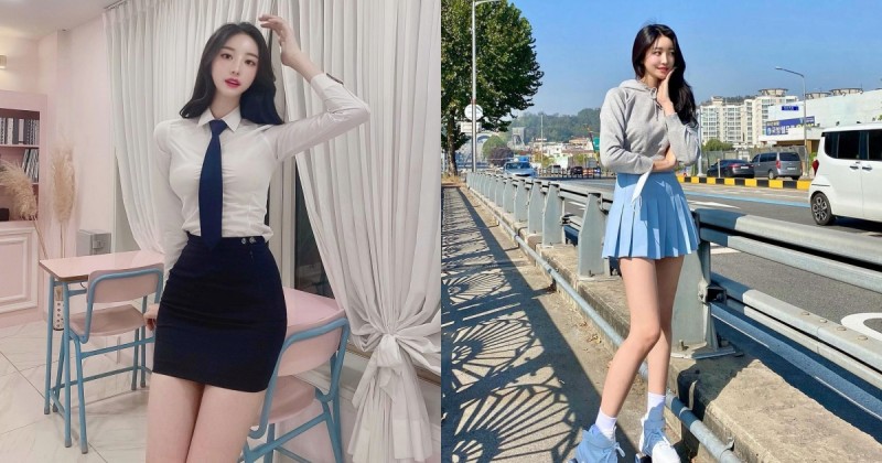 【WPT扑克】羨慕同學！美腿系「超正學姊」甜美外型讓人融化，衣服裡隱藏著迷人兇器