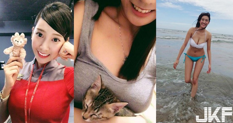 【WPT扑克】好狂！遠航正妹空姐「奶夾貓咪」的超大乳量！脫下衣服後的深溝讓人大喊受不了…