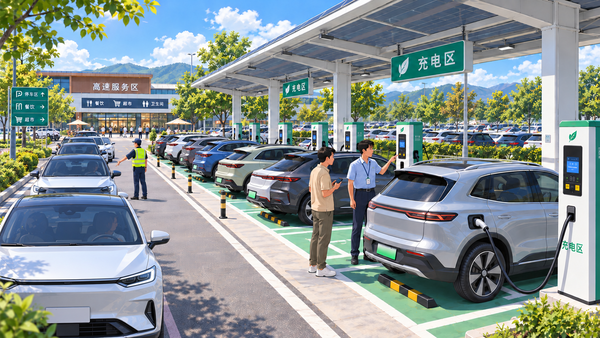 国庆假期前3天高速公路新能源汽车充电近300万次 【WPT扑克】国庆假期前3天高速公路新能源汽车充电近300万次