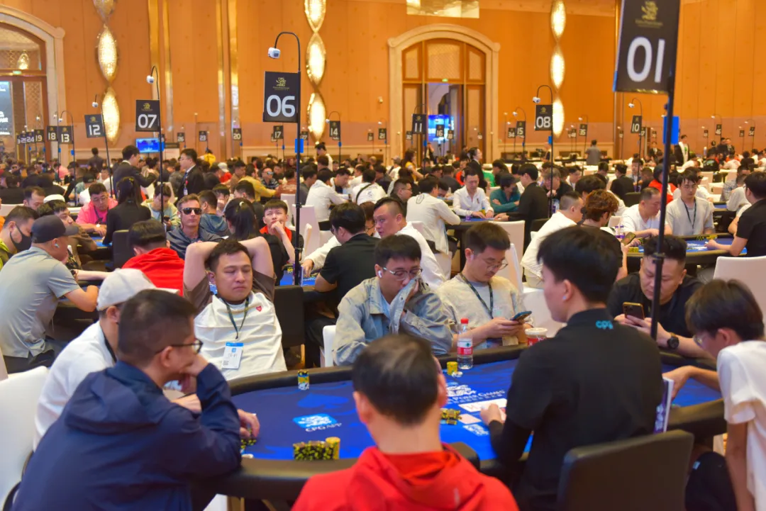 【WPT扑克】2026 CPG横琴｜主赛首轮1615人次参赛566人晋级，刘畅34.25万记分牌领跑第一轮C组